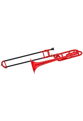 Trombón rojo modificado con ABS de grado general clave bB/F (TB220P-RD)