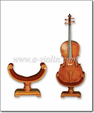 Soporte para violonchelo de madera dura 4/4,3/4,1/2 (STC10)