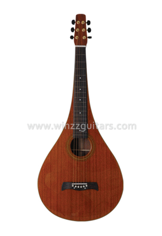 Solid Sapele Chinese Weissenborn Slide Guitarra (AW660S-T)