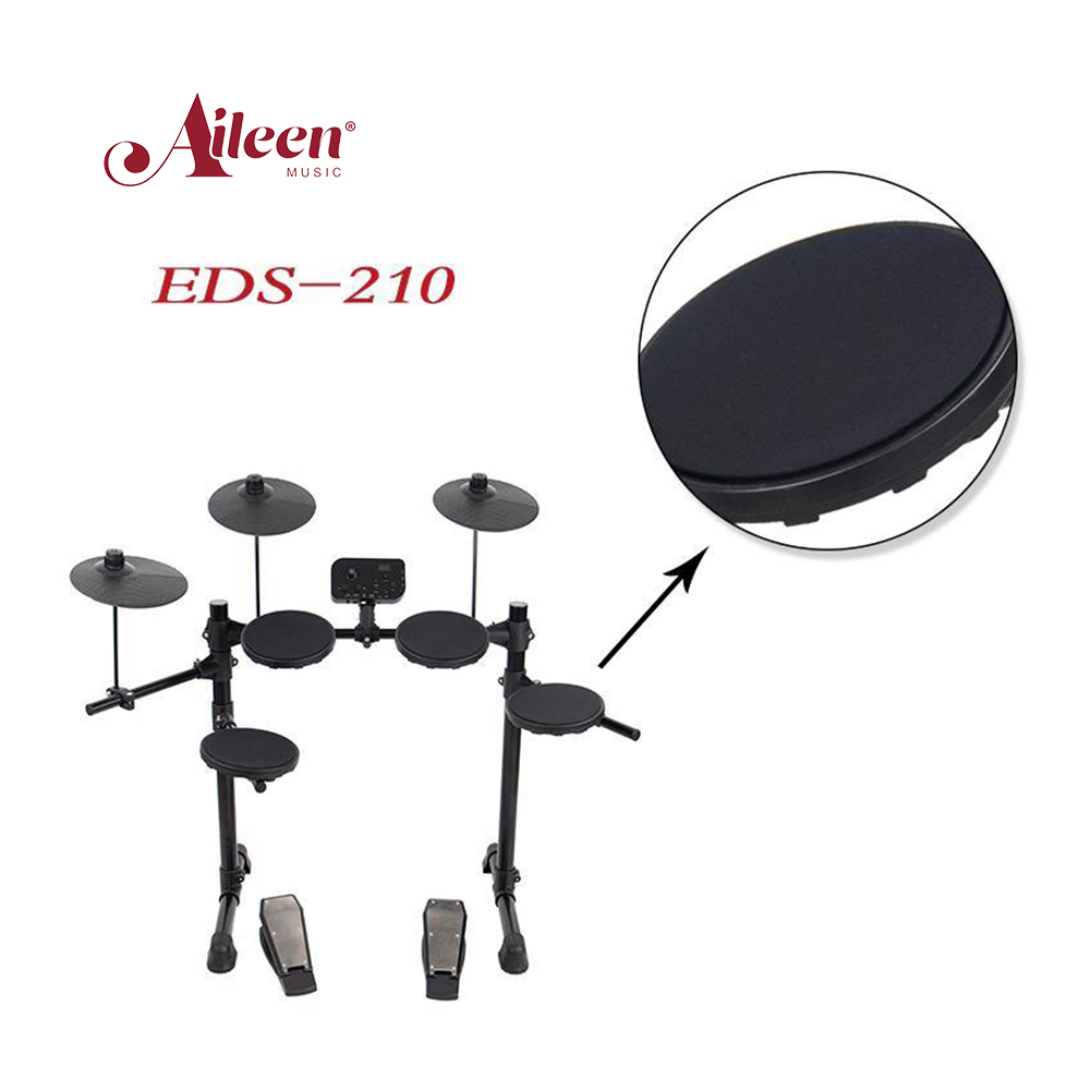 Instrumento de percusión estándar de 7 piezas de batería electrónica barata (EDS-210)