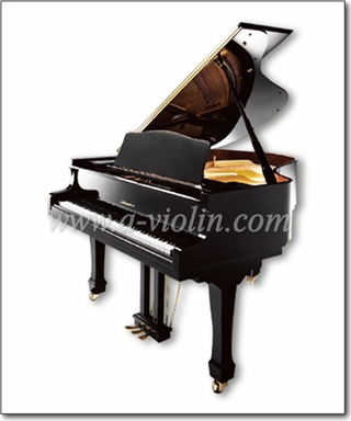 Piano de cola de 88 teclas/piano silencioso acústico pulido negro (AGP-152)