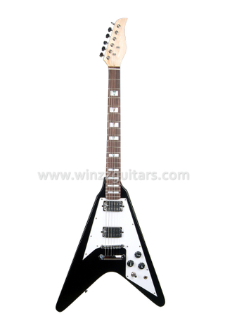 Guitarra eléctrica pesada de 6 cuerdas Flying V Shape FV Style Heavy Electric Guitar (EGH600)