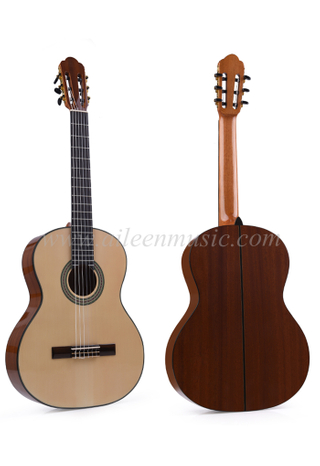 39 "guitarra clásica hecha a mano superior sólida (ACM10)