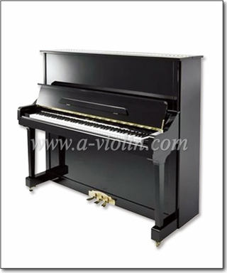 Piano vertical acústico de 88 teclas/modelo actualizado Piano silencioso pulido negro (AUP-131)