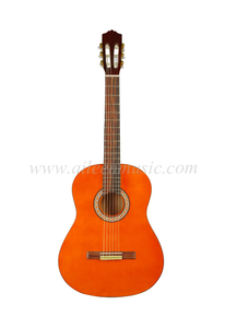 Guitarra clásica de 39" con tapa de tilo y mástil de caoba (AC40)