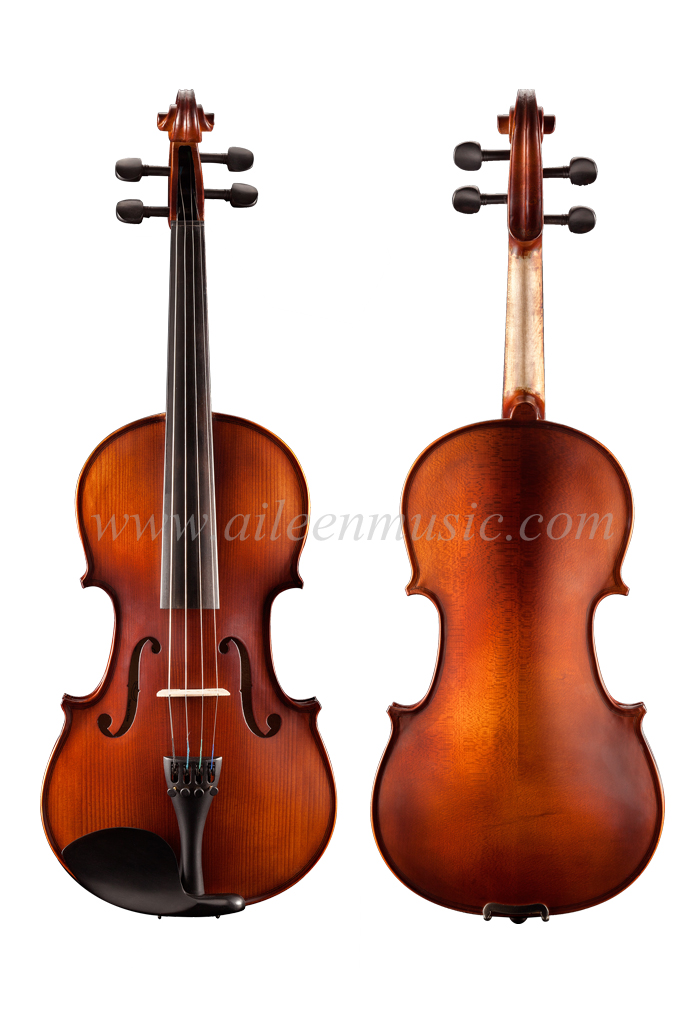 Conjunto de violín de estudiante avanzado de Solidwood con todos los accesorios seleccionados (VG107S)