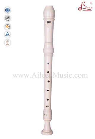 Flauta de grabadora de alto plástico de marfil barroco (RE2608B)