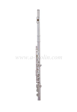 Flauta de placa de labio de plata maciza estándar de alto grado (FL-H466SE)
