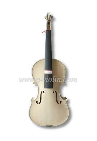 Violín blanco, sin acabado 4/4 violín para violinista luthier (V150W)
