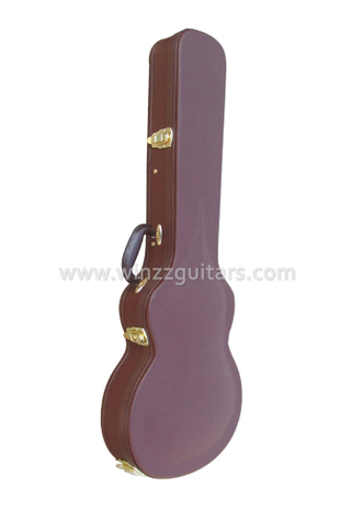 Venta al por mayor Estuche para guitarra Les Paul de madera dura (CLG420)
