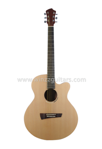 Guitarra acústica de diapasón de madera contrachapada Spruce de 40 "(AFG10-40 '')