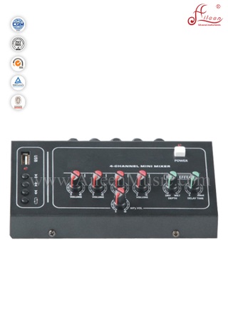Consola de mezcla profesional de DJ con retraso de hasta 50dB (ADM-14MP)
