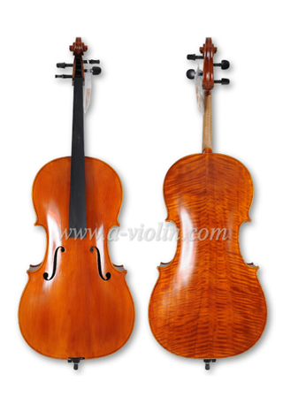 Violonchelo de abeto avanzado flameado hecho a mano de alto grado (CH150T)