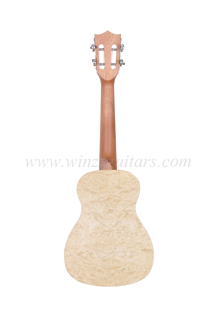 Cuerpo de contrachapado de arce acolchado de 23 ", ukelele (AU68L)