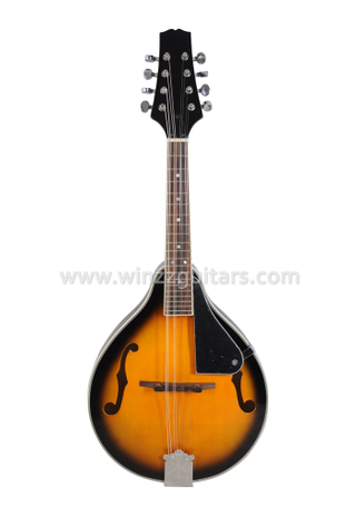 Una guitarra de mandolina de madera contrachapada Linden estilo Agujero F (AM02A)