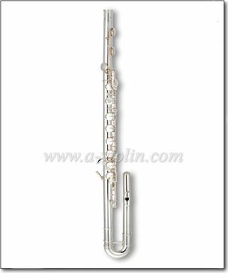 Flauta de bajo con llaves en línea chapadas en plata profesional (FL4711S)