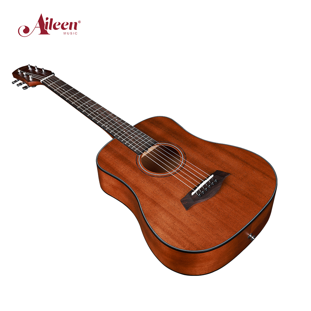 Práctica portátil de guitarra acústica con cuerdas de nailon/acero de 34 pulgadas (AF-N77)