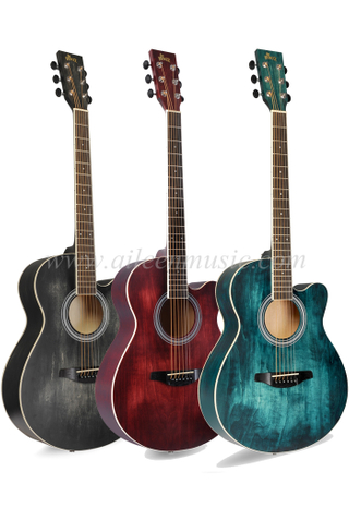 [Aileen] Nuevo producto Guitarra acústica seccionada de 40 pulgadas (AF-H00LC)
